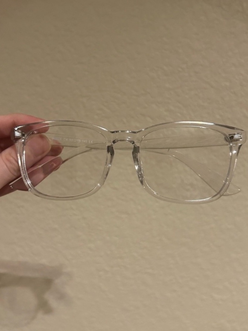Clear Square Frame Blue Light Glasses
